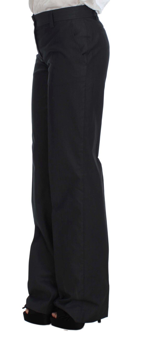 Gray One Button Two Piece Suit