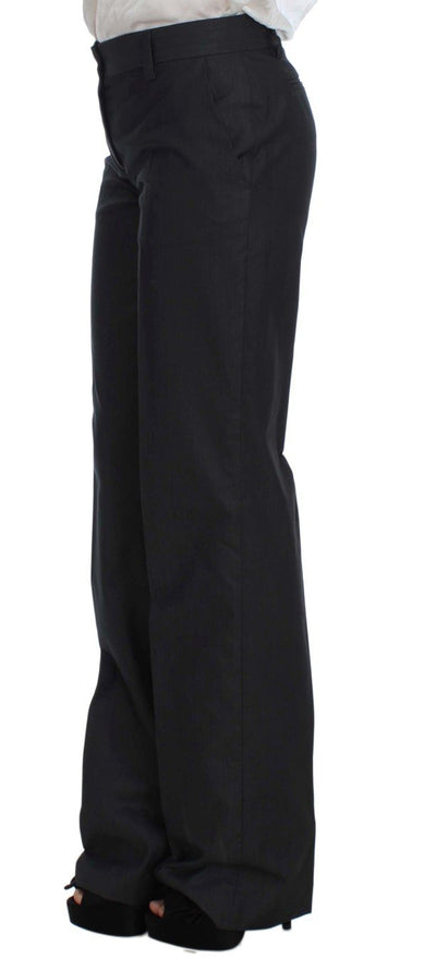 Gray One Button Two Piece Suit