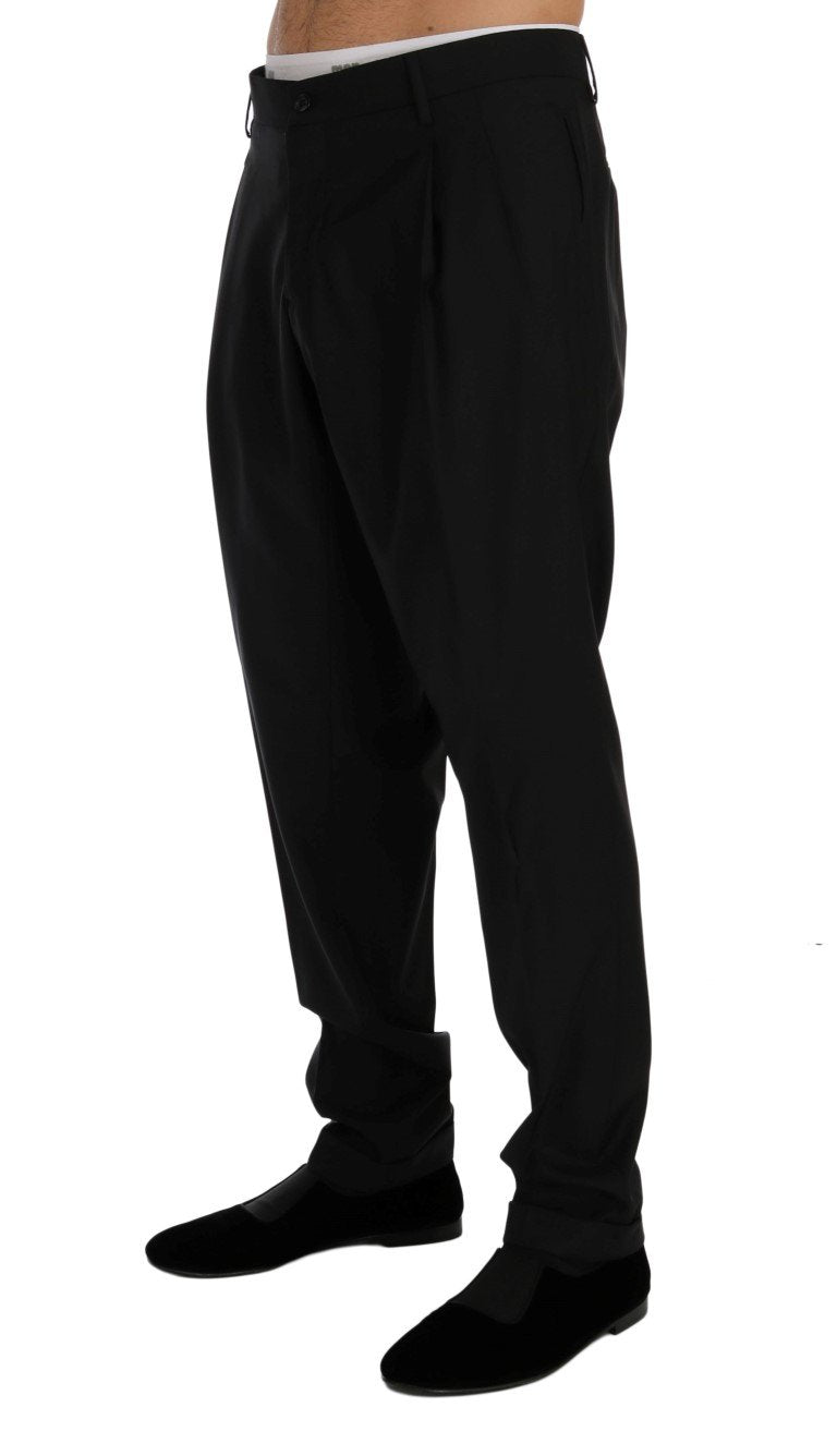 Blue Wool Dress Formal Pants