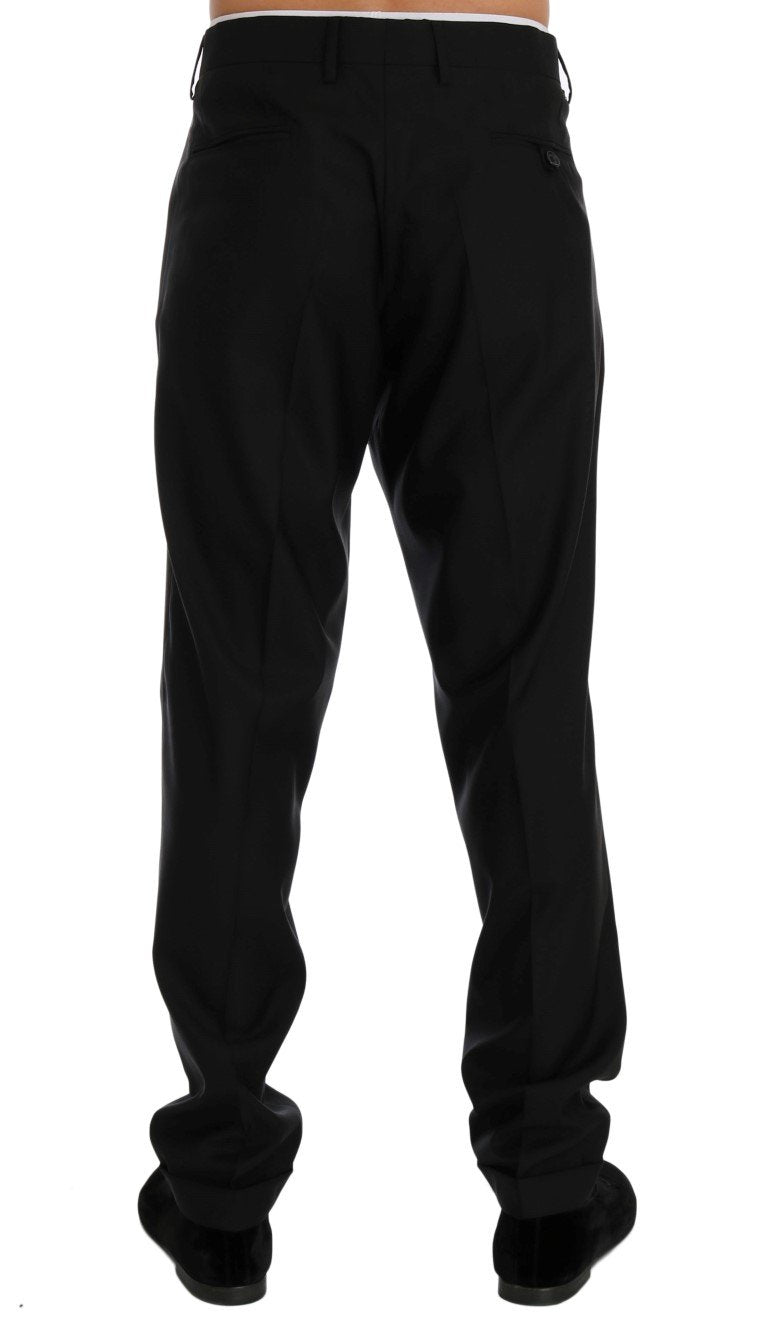 Blue Wool Dress Formal Pants