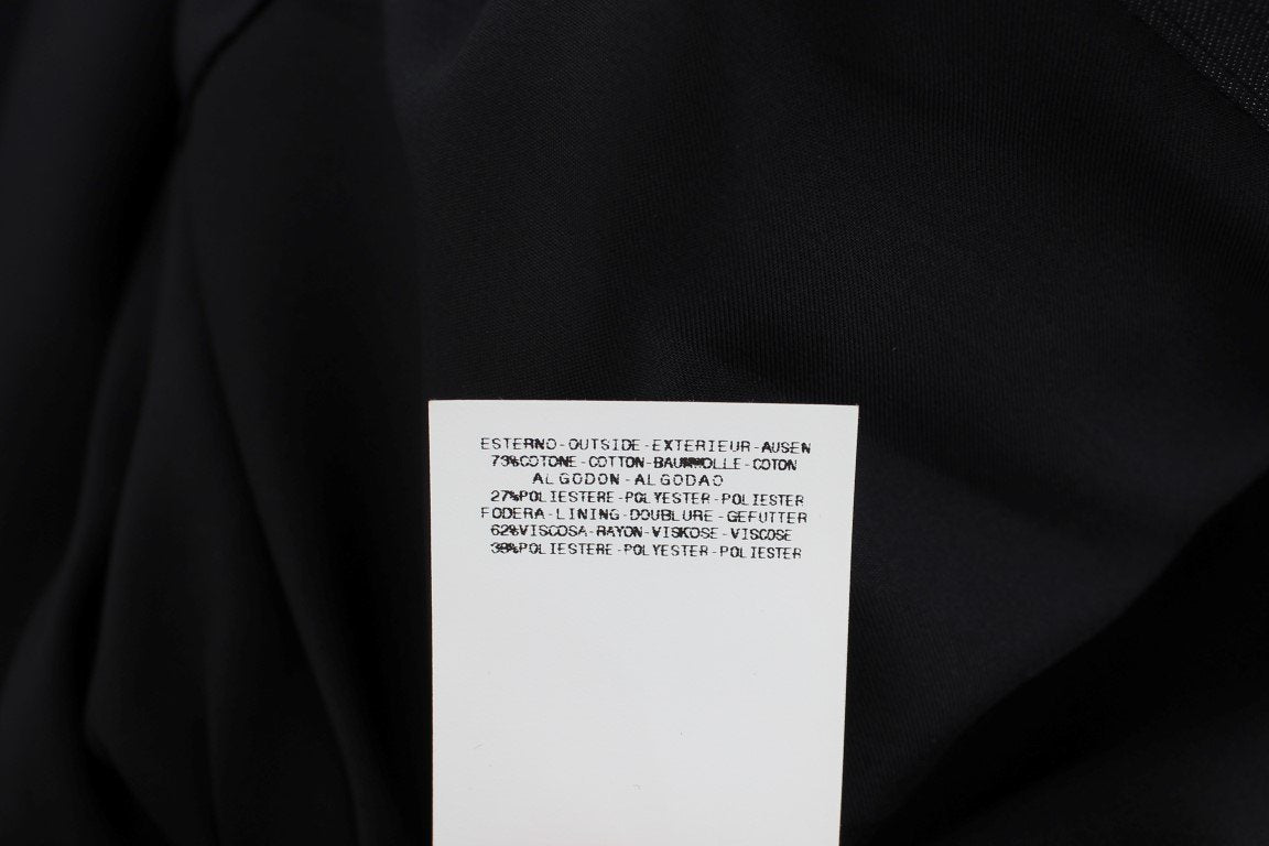 Gray One Button Two Piece Suit