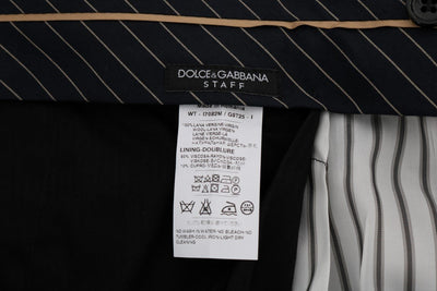 Blue Wool Dress Formal Pants