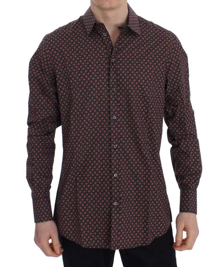 Multicolor Baroque Slim GOLD Shirt