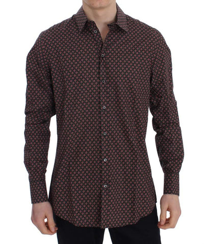 Multicolor Baroque Slim GOLD Shirt