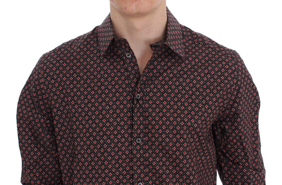 Multicolor Baroque Slim GOLD Shirt