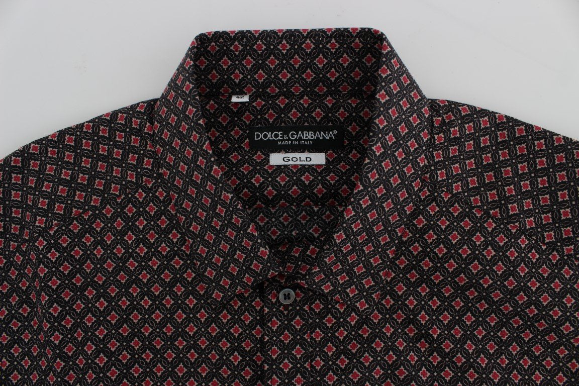 Multicolor Baroque Slim GOLD Shirt