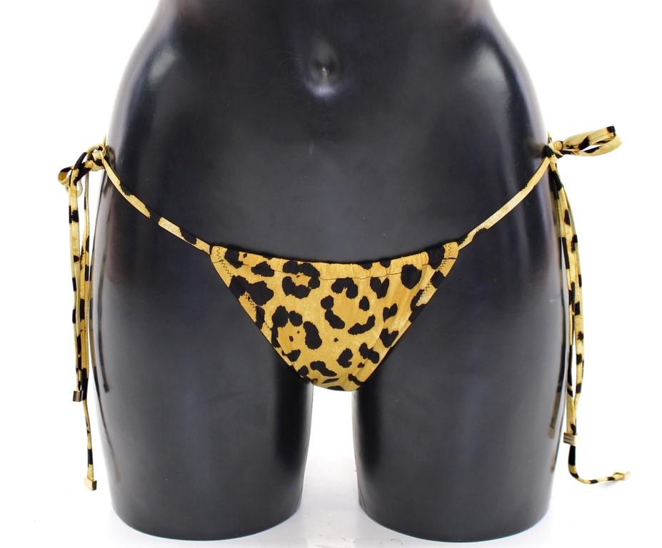 Yellow Leopard Bikini Bottom Swimwear Beachwear