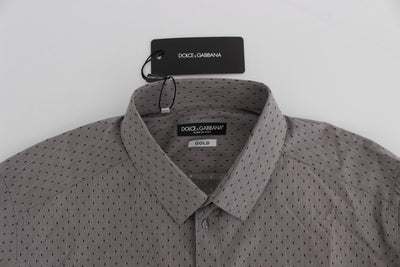 Gray Fantasy Cotton Slim GOLD Shirt