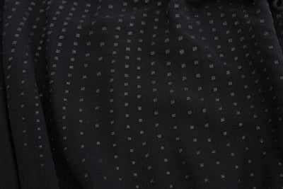 Black Neck Wrap Top Blouse