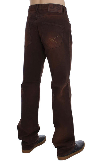 Bordeaux Cotton Regular Fit Jeans