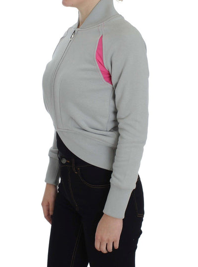 Gray Top Sport Cotton Sweater