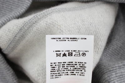Gray Cotton Top Pullover Hooded Sweater