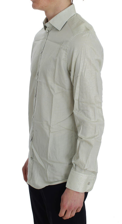 Multicolor Check Cotton Slim GOLD Shirt