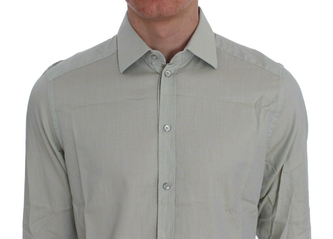 Multicolor Check Cotton Slim GOLD Shirt