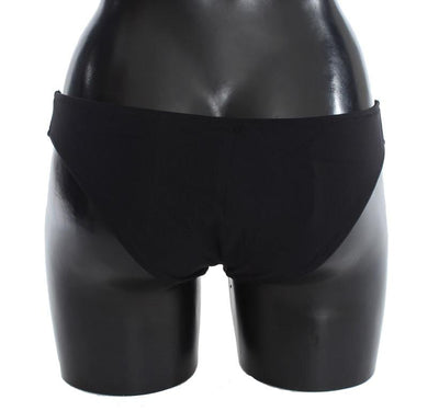Black Stretch Bikini Bottom Swimwear Beachwear