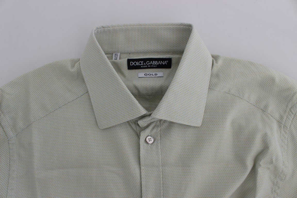 Multicolor Check Cotton Slim GOLD Shirt