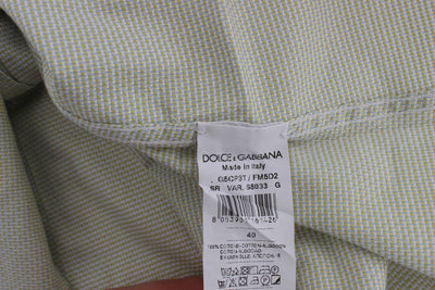 Multicolor Check Cotton Slim GOLD Shirt