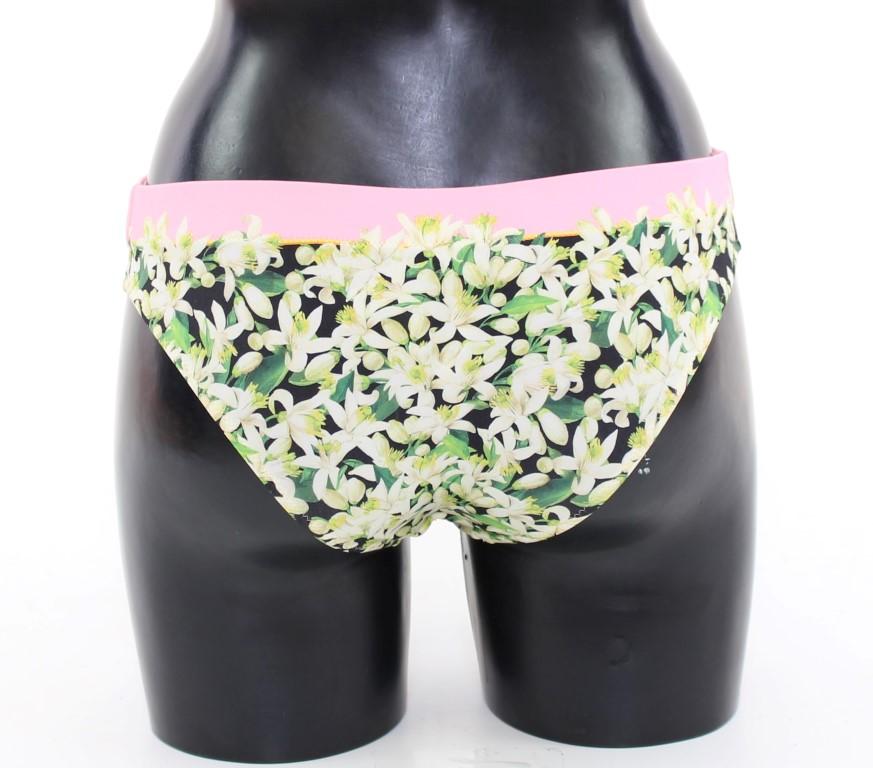 Pink Floral Bikini Bottom Swimwear Beachwear