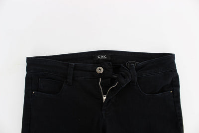Dark blue straight leg jeans