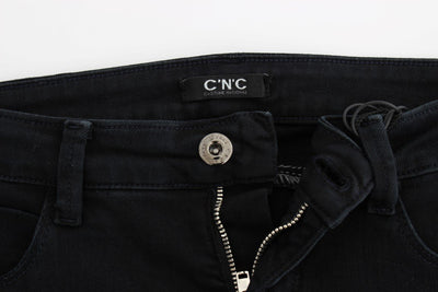 Dark blue straight leg jeans