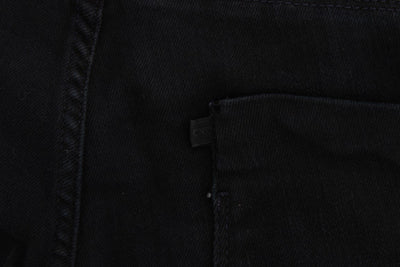 Dark blue straight leg jeans