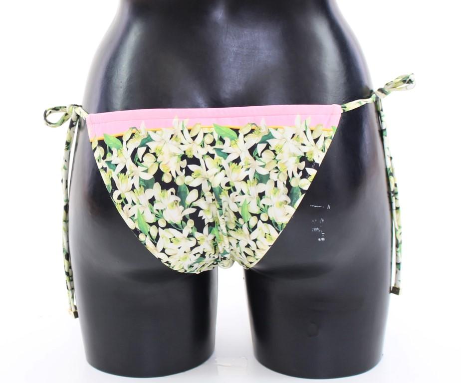 Pink Floral Bikini Bottom Swimwear Beachwear