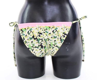 Pink Floral Bikini Bottom Swimwear Beachwear