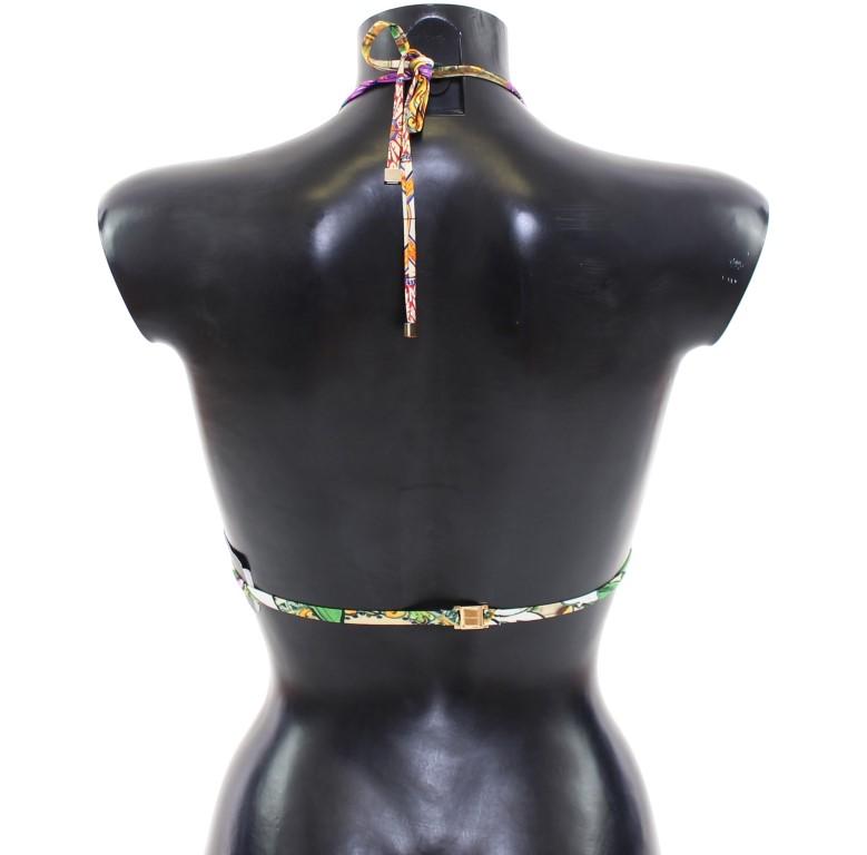 Multicolor Mosaic Bikini Top Bra Swimwear