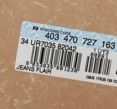 Blue Wash Cotton Blend Slim Fit Jeans