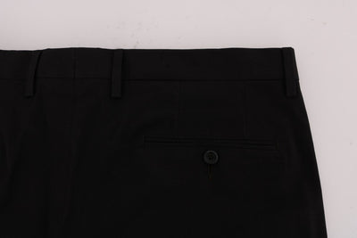 Brown Striped Dress Formal Pants