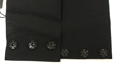 Black Crystal Brass Wide Waist Runway Belt