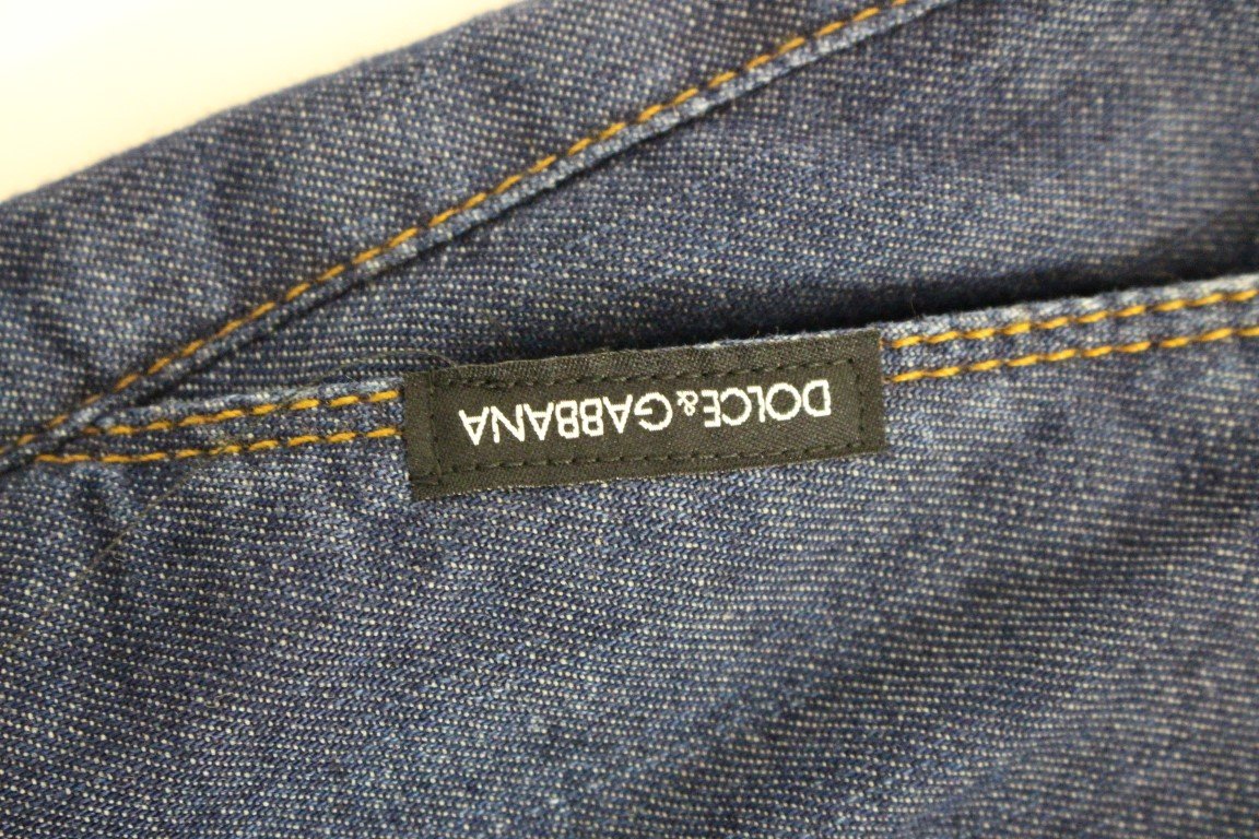 Blue Cotton Cropped Regular Fit Jeans