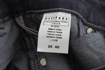 Blue Cotton Stretch Slim Fit Jeans