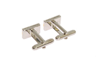 Gold Silver Brass Cufflinks