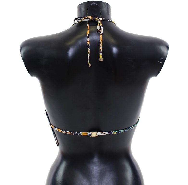 Multicolor Mosaic Bikini Top Bra Swimwear
