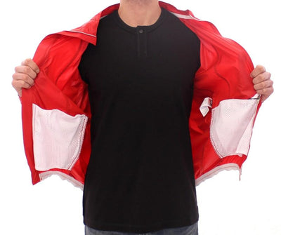 Red Sport Gym Windbreaker Jacket