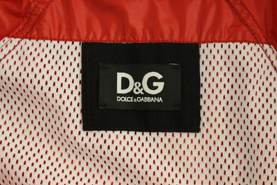 Red Sport Gym Windbreaker Jacket
