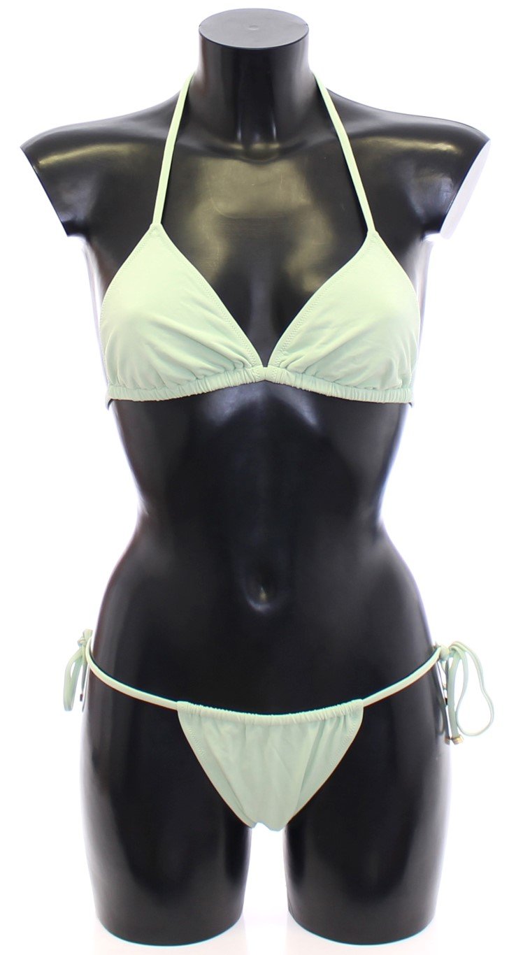 Green 2 Piece Bikini Swimwear Beachwear