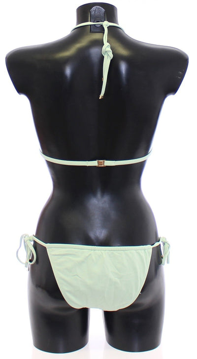 Green 2 Piece Bikini Swimwear Beachwear
