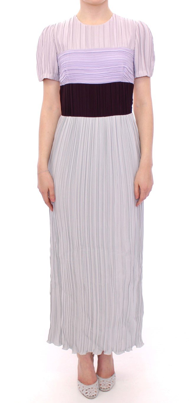 Purple Lavender Gown Maxi Silk Long Dress