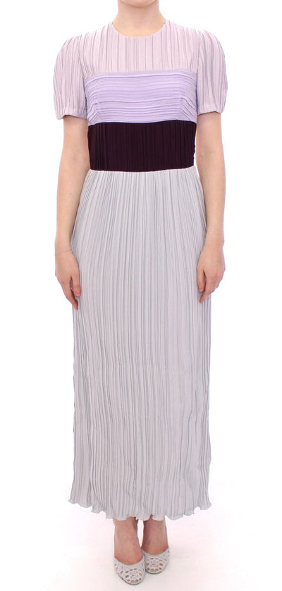 Purple Lavender Gown Maxi Silk Long Dress
