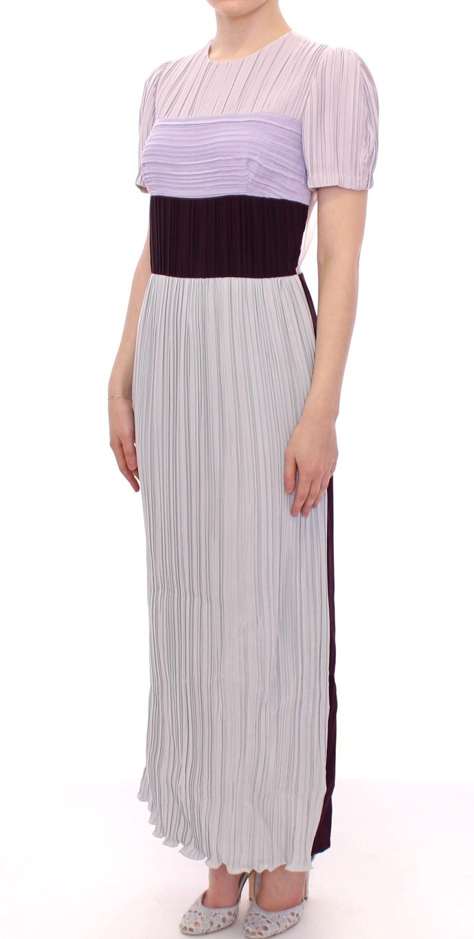 Purple Lavender Gown Maxi Silk Long Dress