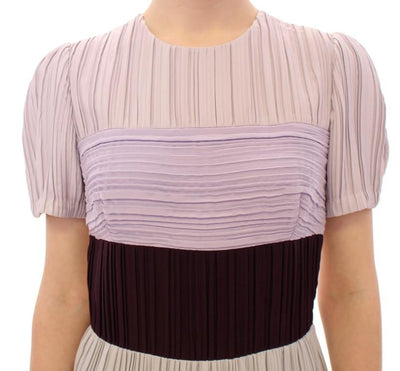 Purple Lavender Gown Maxi Silk Long Dress