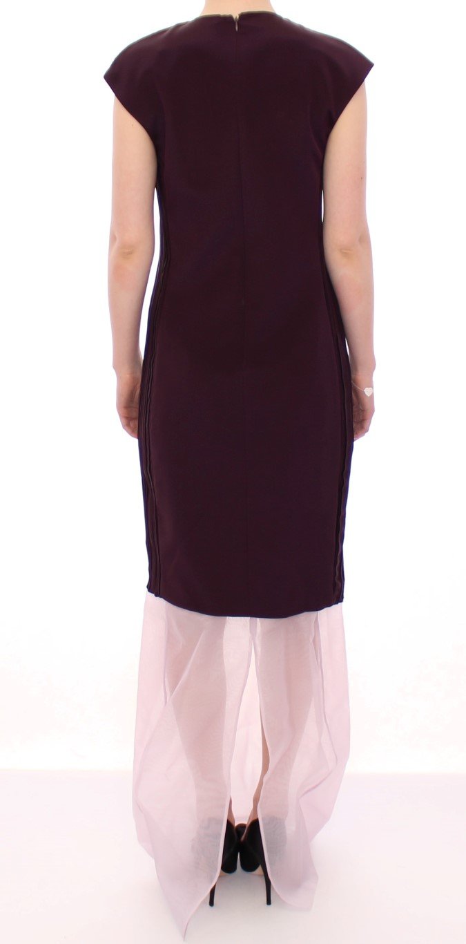 Purple Lavender Gown Maxi Silk Long Dress
