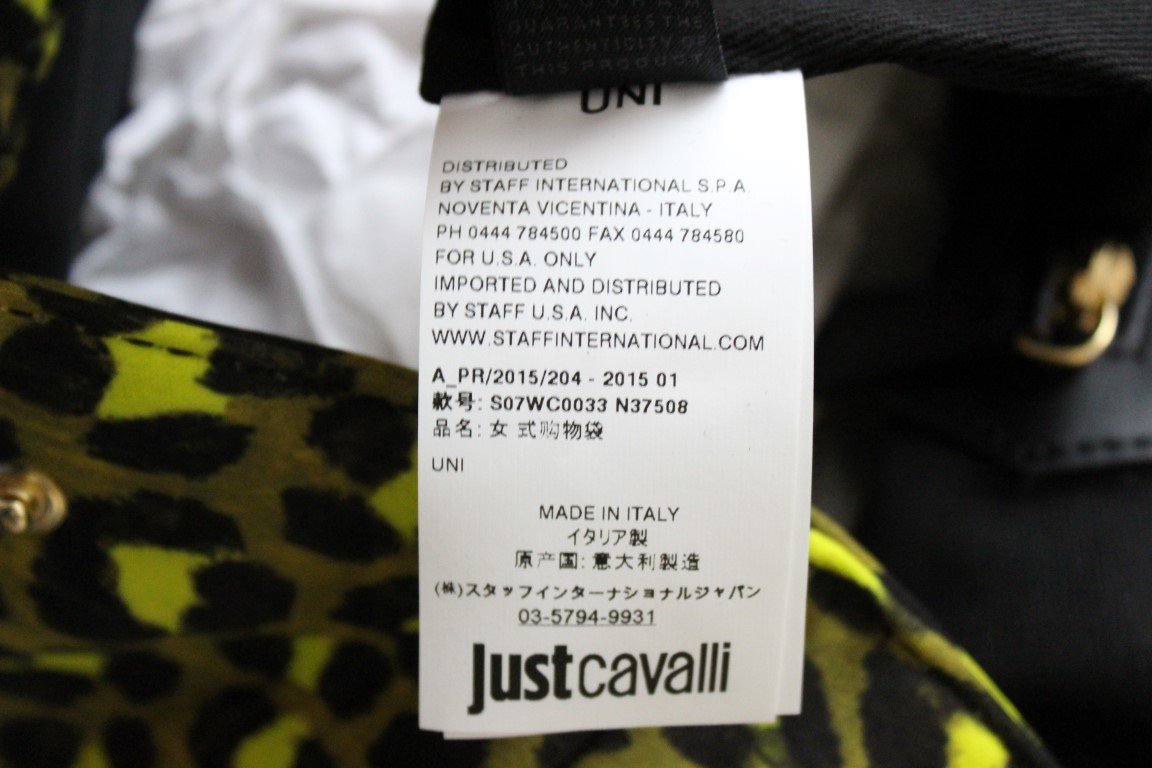 Yellow Black Leopard Hand Shopping Tote Bag