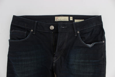 Blue Cotton Stretch Slim Fit Jeans