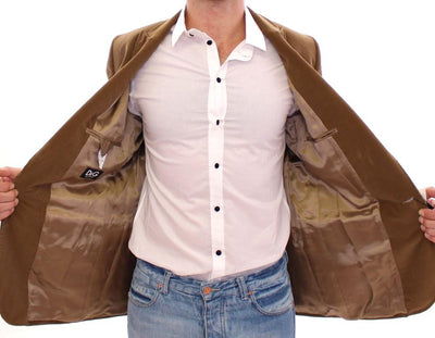 Brown manchester cotton blazer