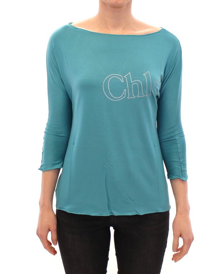 Blue crewneck t-shirt