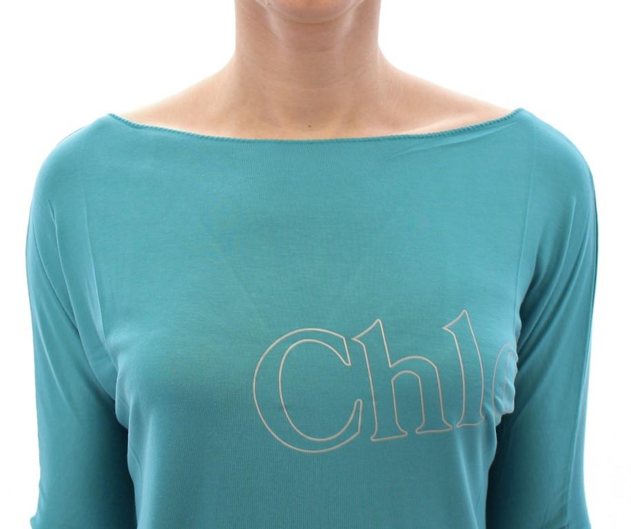 Blue crewneck t-shirt