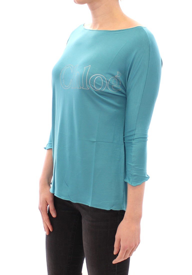 Blue crewneck t-shirt